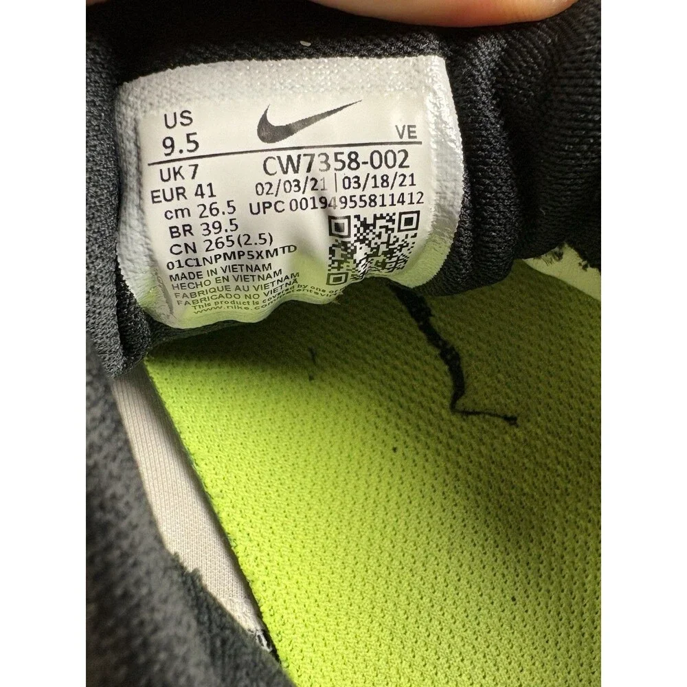 Nike Running Shoes Pegasus 38  Women’s 9.5 Men’s 8 Black Walking Sneakers